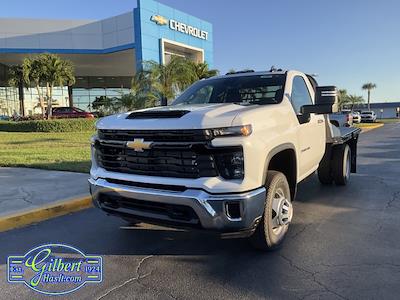 2024 Chevrolet Silverado 3500 Regular Cab 4x4, CM Truck Beds RD Model Flatbed Truck for sale #NC4466 - photo 1