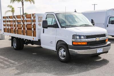 New 2023 Chevrolet Express 4500 RWD, 16' Royal Truck Body Landscape Dump Stake Bed for sale #231164 - photo 1