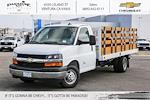 2023 Chevrolet Express 4500 DRW RWD, Royal Truck Body Landscape Dump Stake Bed for sale #231164 - photo 3
