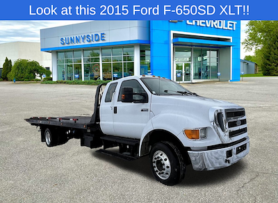 Used 2015 Ford F-650 XLT Super Cab 4x2, Rollback Body for sale #902732A - photo 1