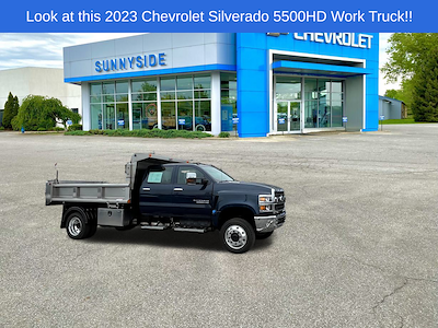 New 2023 Chevrolet Silverado 5500 Work Truck Crew Cab 4x4, 11' Galion 103U Dump Truck for sale #903536 - photo 1