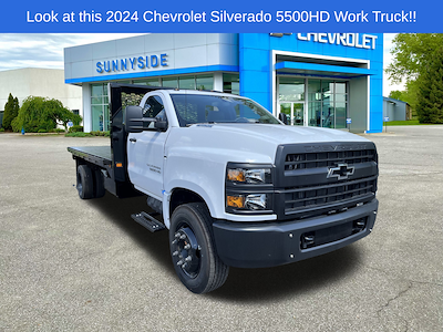 2024 Chevrolet Silverado 5500 Regular Cab DRW 4x2, Knapheide Heavy-Hauler Junior Flatbed Truck for sale #903943 - photo 1