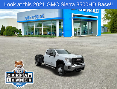 2021 GMC Sierra 3500 Crew Cab 4x4, Flatbed Truck for sale #903950A - photo 1
