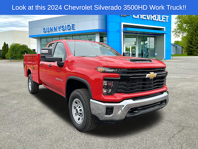 New 2024 Chevrolet Silverado 3500 Work Truck Double Cab 4x4, Knapheide Steel Service Body Service Truck for sale #904158 - photo 1