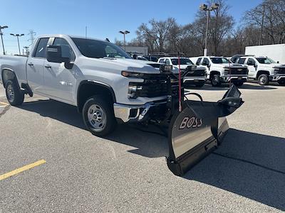 New 2024 Chevrolet Silverado 2500 Work Truck Double Cab 4x4, BOSS DXT Plows Plow Truck for sale #24892 - photo 2