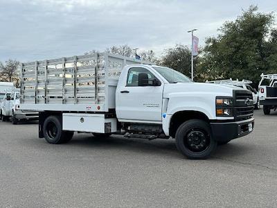 New 2023 Chevrolet Silverado 5500 Work Truck Regular Cab RWD, Royal Truck Body Stake Bed for sale #P0406 - photo 1