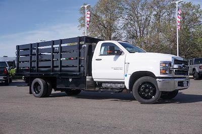New 2023 Chevrolet Silverado 5500 Work Truck Regular Cab RWD, Stake Bed for sale #P0705 - photo 1