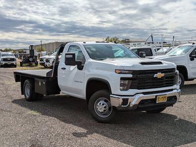 New 2024 Chevrolet Silverado 3500 Work Truck Regular Cab RWD, 11' 4" CM Truck Beds RD Model Flatbed Truck for sale #CC240562 - photo 1