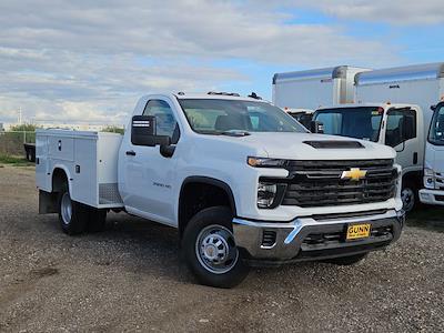 New 2024 Chevrolet Silverado 3500 Work Truck Regular Cab 4WD, 9' Knapheide Steel Service Body Service Truck for sale #CC240565 - photo 1