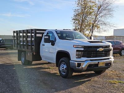 New 2024 Chevrolet Silverado 3500 Work Truck Regular Cab RWD, 12' CM Truck Beds PL Model Flatbed Truck for sale #CC240620 - photo 1