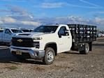 New 2024 Chevrolet Silverado 3500 Work Truck Regular Cab RWD, 12' CM Truck Beds PL Model Flatbed Truck for sale #CC240620 - photo 7