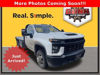 Used 2023 Chevrolet Silverado 3500 Work Truck Regular Cab 4WD, Flatbed Truck for sale #CF250034A - photo 1