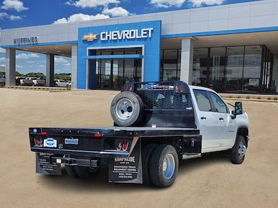 New 2024 Chevrolet Silverado 3500 Work Truck Crew Cab 4WD, 9' 6" Knapheide PGTB Utility Gooseneck Flatbed Truck for sale #24CF1308 - photo 2