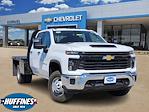 New 2024 Chevrolet Silverado 3500 Work Truck Crew Cab 4WD, 9' 6" Knapheide PGTB Utility Gooseneck Flatbed Truck for sale #24CF1308 - photo 1