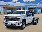 New 2024 Chevrolet Silverado 3500 Work Truck Crew Cab 4WD, 9' 6" Knapheide PGTB Utility Gooseneck Flatbed Truck for sale #24CF1308 - photo 3