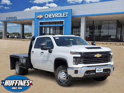 New 2024 Chevrolet Silverado 3500 Work Truck Crew Cab 4WD, Knapheide PGTB Utility Gooseneck Flatbed Truck for sale #24CF1309 - photo 1