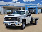 New 2024 Chevrolet Silverado 3500 Work Truck Regular Cab 4WD, CM Truck Beds RD Model Flatbed Truck for sale #24CF6113 - photo 3