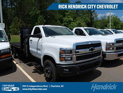 New 2023 Chevrolet Silverado 5500 Work Truck Regular Cab RWD, Morgan Truck Body Prostake Platform Body Flatbed Truck for sale #CQ98625 - photo 1