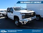 New 2024 Chevrolet Silverado 3500 Work Truck Crew Cab 4WD, 9' 6" Knapheide PGTB Utility Gooseneck Flatbed Truck for sale #CR52235 - photo 1