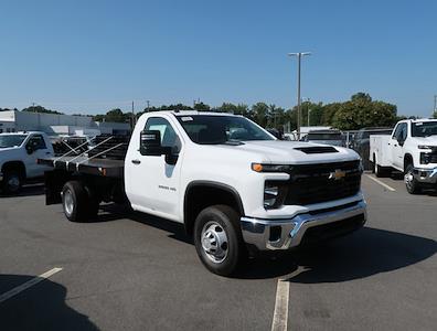 New 2024 Chevrolet Silverado 3500 Work Truck Regular Cab 4WD, 12' 4" Reading Steel Stake Bed for sale #CR63267 - photo 1