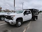 New 2024 Chevrolet Silverado 3500 Work Truck Crew Cab 4WD, 9' Morgan Truck Body Prostake Stake Bed for sale #CR90732 - photo 4
