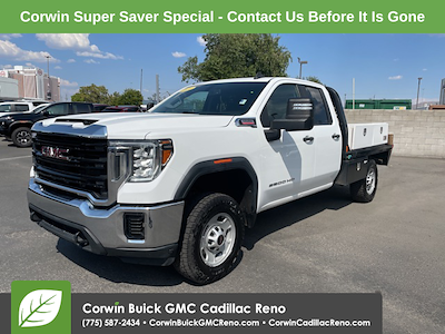 Used 2021 GMC Sierra 2500 Base Double Cab 4x4, Flatbed Truck for sale #2117549 - photo 1