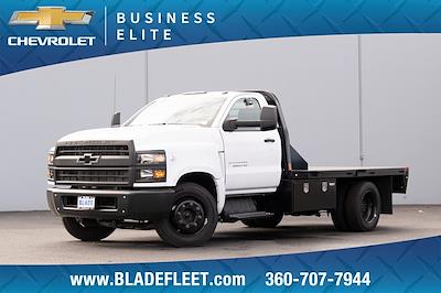 New 2023 Chevrolet Silverado 5500 Work Truck Regular Cab RWD, CM Truck Beds RD Model Flatbed Truck for sale #15377 - photo 1