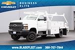 New 2023 Chevrolet Silverado 5500 Work Truck Regular Cab 4x4, 12' Scelzi CTFB Contractor Truck for sale #16048 - photo 1