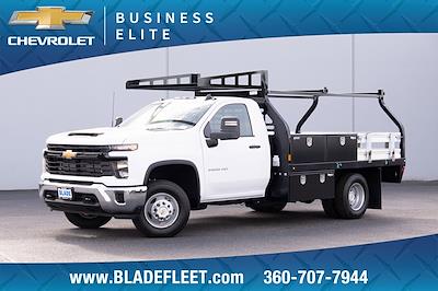 New 2024 Chevrolet Silverado 3500 Work Truck Regular Cab 4x4, 11' 4" CM Truck Beds Contractor Truck for sale #16378 - photo 1