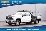 New 2024 Chevrolet Silverado 3500 Work Truck Crew Cab 4x4, CM Truck Beds Contractor Truck for sale #16407 - photo 1