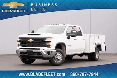 New 2024 Chevrolet Silverado 3500 Work Truck Crew Cab 4x4, Monroe Truck Equipment ServicePRO™ Service Truck for sale #16421 - photo 1