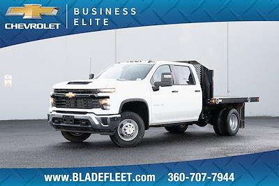 2024 Chevrolet Silverado 3500 Crew Cab 4x4, Monroe Truck Equipment TradesPRO™ Flatbed Truck for sale #16471 - photo 1