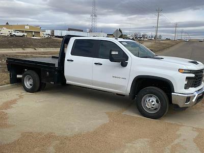 New 2024 Chevrolet Silverado 3500 Work Truck Crew Cab 4WD, Knapheide PGTB Utility Gooseneck Flatbed Truck for sale #401E - photo 1