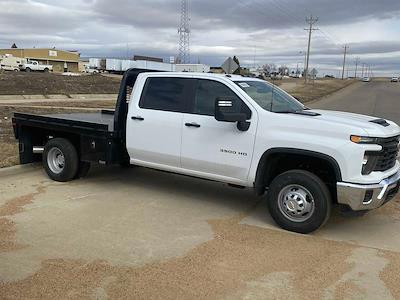 New 2024 Chevrolet Silverado 3500 Work Truck Crew Cab 4WD, Knapheide PGTB Utility Gooseneck Flatbed Truck for sale #402E - photo 1