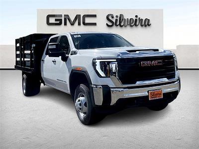 2024 GMC Sierra 3500 Crew Cab 4x2, Harbor Black Boss Stake Bed for sale #1240076 - photo 1