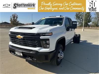 New 2025 Chevrolet Silverado 3500 Work Truck Double Cab 4x4, Cab Chassis for sale #50372 - photo 1