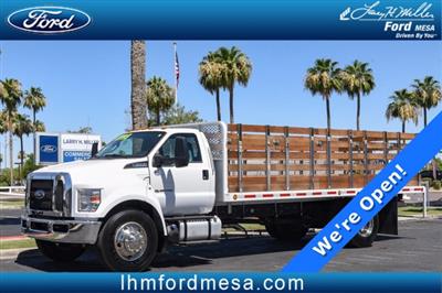 Used 2019 Ford F-650 Regular Cab RWD, 20' Scelzi WFB Stake Bed for sale #21P001A - photo 1