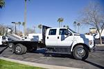 New 2024 Ford F-650 FL Crew Cab 4x2, 14' Rugby Flatbed Truck for sale #MFDB240670 - photo 8