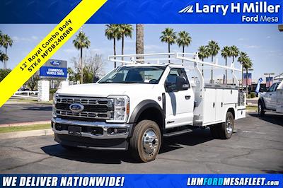 2024 Ford F-550 Regular Cab DRW 4WD, Royal Truck Body Service Combo Body for sale #MFDB240888 - photo 1