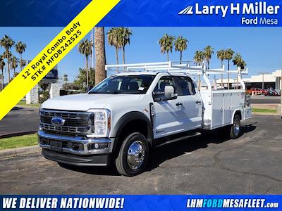 New 2024 Ford F-550 XL Crew Cab 4WD, 12' Royal Truck Body Service Combo Body for sale #MFDB242525 - photo 1