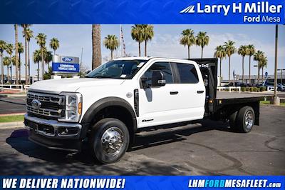 New 2024 Ford F-550 XL Crew Cab RWD, 12' 5" Knapheide Value-Master X Flatbed Truck for sale #MFDF241002 - photo 1