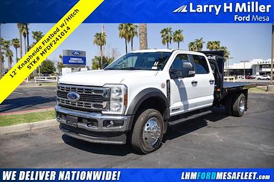 New 2024 Ford F-550 XL Crew Cab RWD, 12' 5" Knapheide Value-Master X Flatbed Truck for sale #MFDF241014 - photo 1