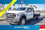 2022 Ford F-550 Super Cab DRW 4WD, Flatbed Truck for sale #MFDF241809A - photo 1