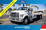 2021 Ford F-650 Regular Cab DRW RWD, Flatbed Truck for sale #MFDP210108 - photo 1