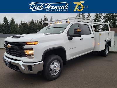 New 2024 Chevrolet Silverado 3500 Work Truck Crew Cab 4x4, 9' Monroe Truck Equipment ServicePRO™ Service Truck for sale #G24892 - photo 1