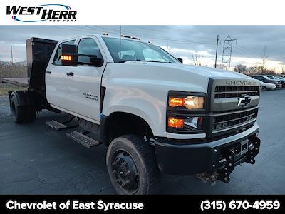 2019 Chevrolet Silverado 5500 Crew Cab DRW 4x4, Flatbed Truck for sale #CSS240670B - photo 1