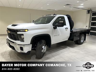 New 2024 Chevrolet Silverado 3500 Work Truck Regular Cab 4x4, Flatbed Truck for sale #53580 - photo 1