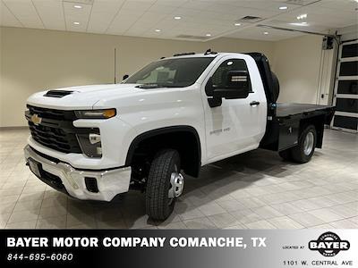 New 2024 Chevrolet Silverado 3500 Work Truck Regular Cab 4x4, Flatbed Truck for sale #53681 - photo 1