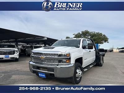 Used 2019 Chevrolet Silverado 3500 Work Truck Crew Cab 4x2, Flatbed Truck for sale #250121B - photo 1