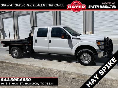 Used 2015 Ford F-350 XL Crew Cab 4x4, Flatbed Truck for sale #D5057 - photo 1